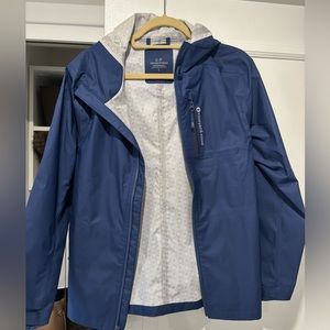 Vineyard Vines boys navy rain jacket